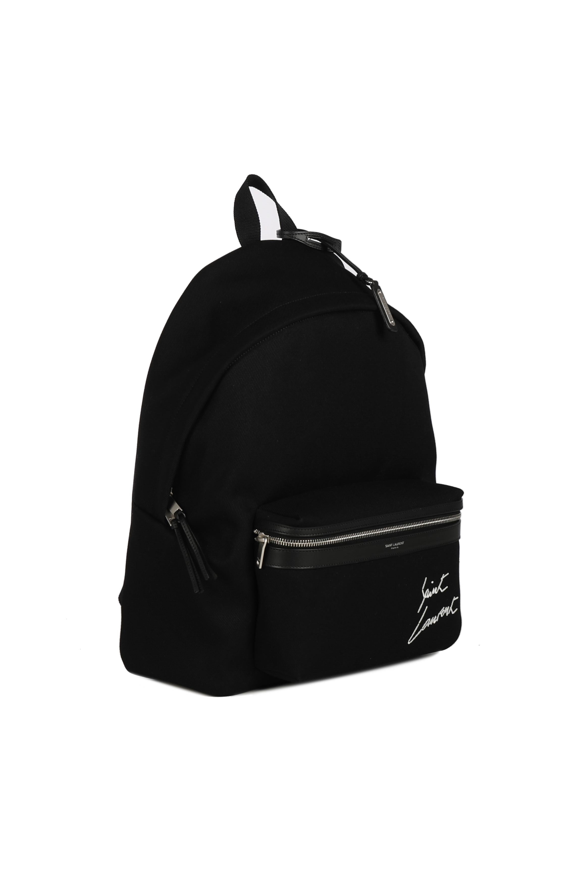 Zaino city ricamato in tela 534968 FAAVV1070 SAINT LAURENT 