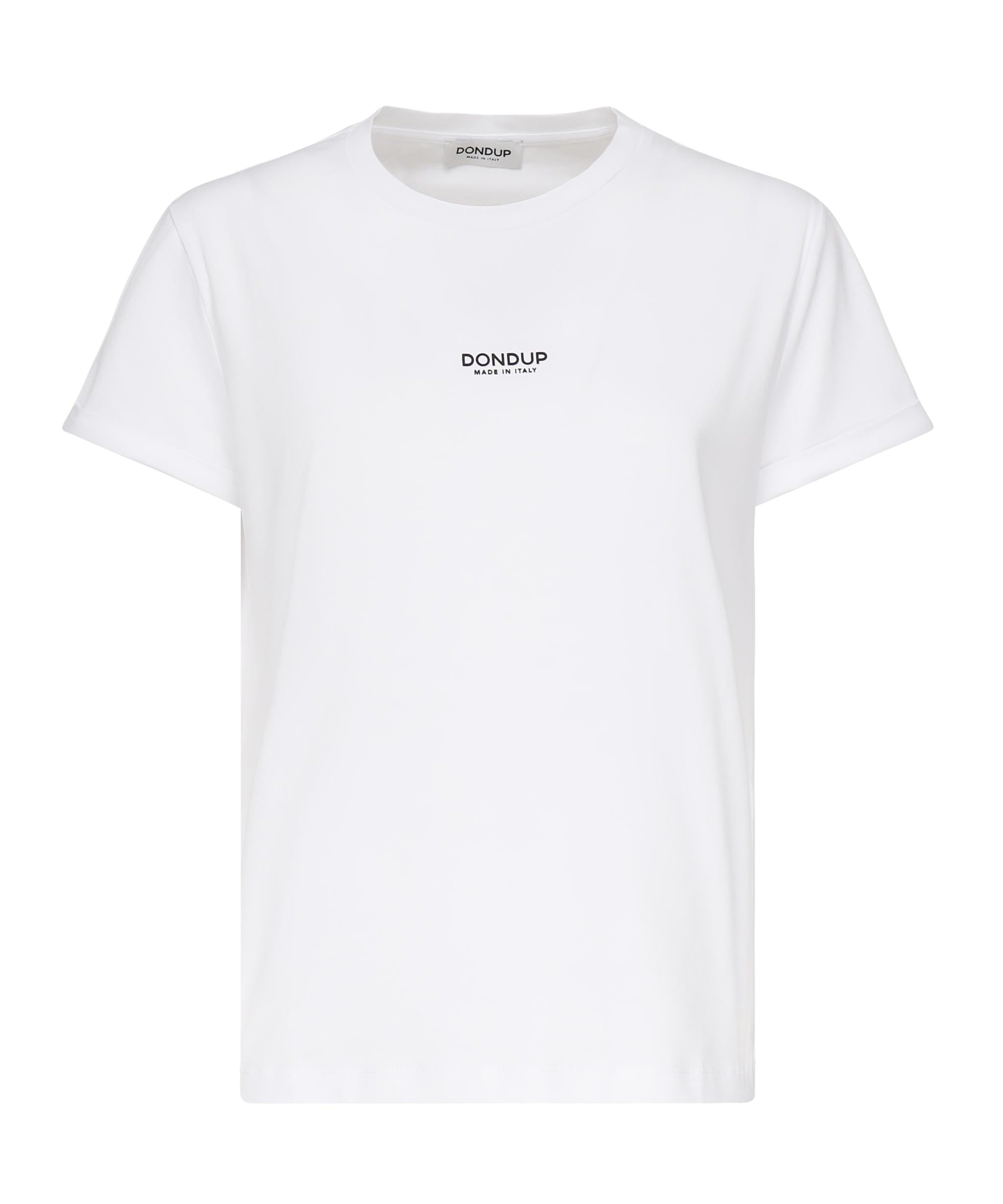T-shirt regular con logo DS039 JF0271DDU6000 DONDUP 