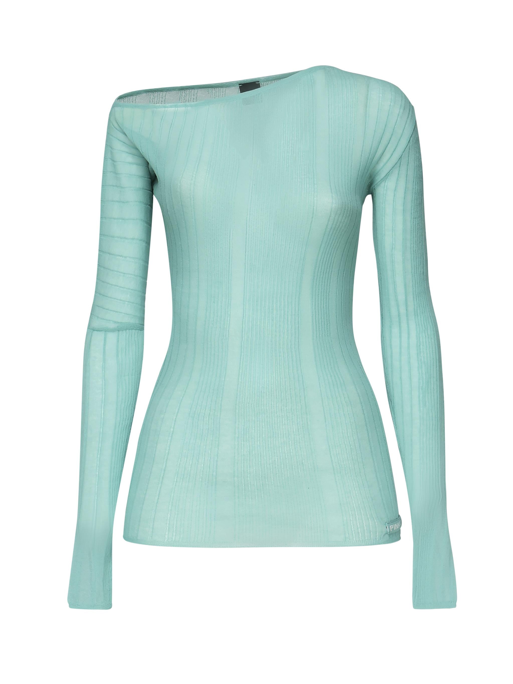 Maglia Vallelunga asimmetrica <BR/> 104766 A1NDT65 PINKO 