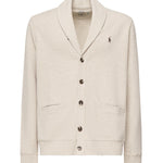 Cardigan in misto cotone con logo 710877008 008 POLO RALPH LAUREN 