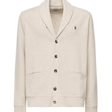 Cardigan in misto cotone con logo 710877008 008 POLO RALPH LAUREN 