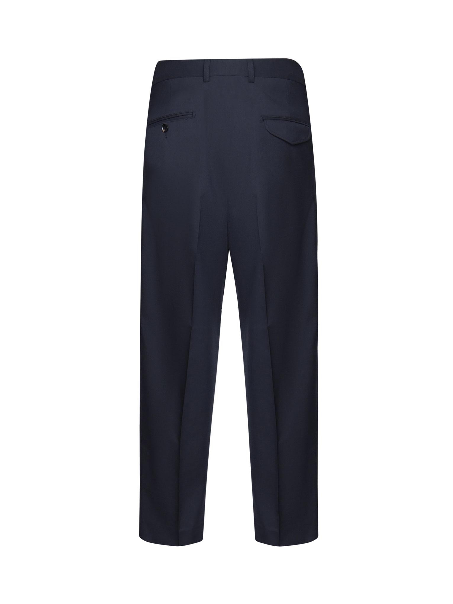 Pantaloni in misto lana vergine RAUL WBSBLU BE ABLE 