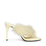 Mule infradito in pelle con shearling AA3S2005CK292 239 ALAIA 