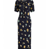 Abito midi con stampa floreale 211B17484 001 POLO RALPH LAUREN 