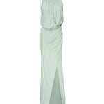 Abito lungo in jersey con drappeggio 2A578A N0400 BLUMARINE 