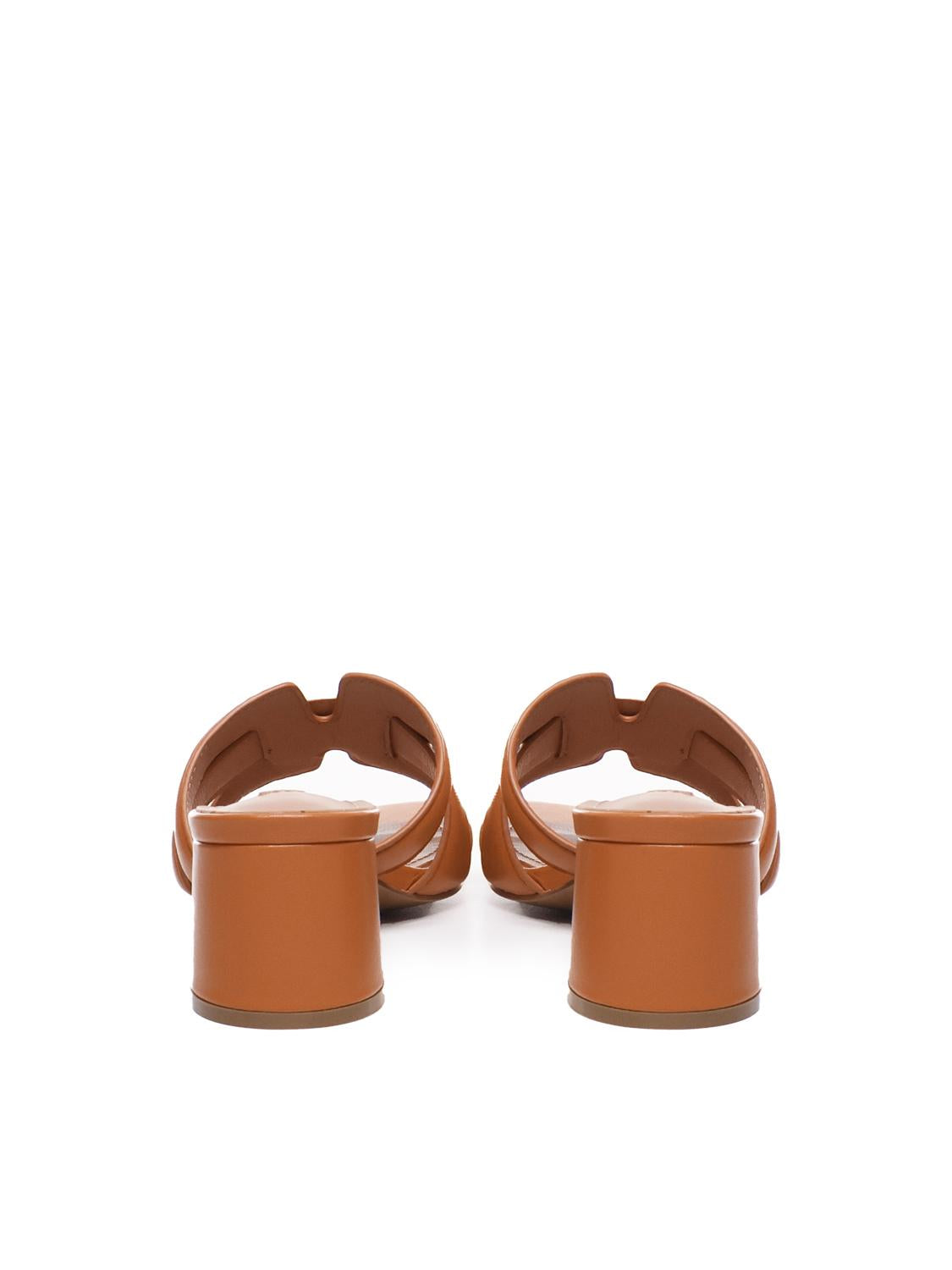 Sabot in pelle 761Z10VK -TERRACOTA BIBI LOU 