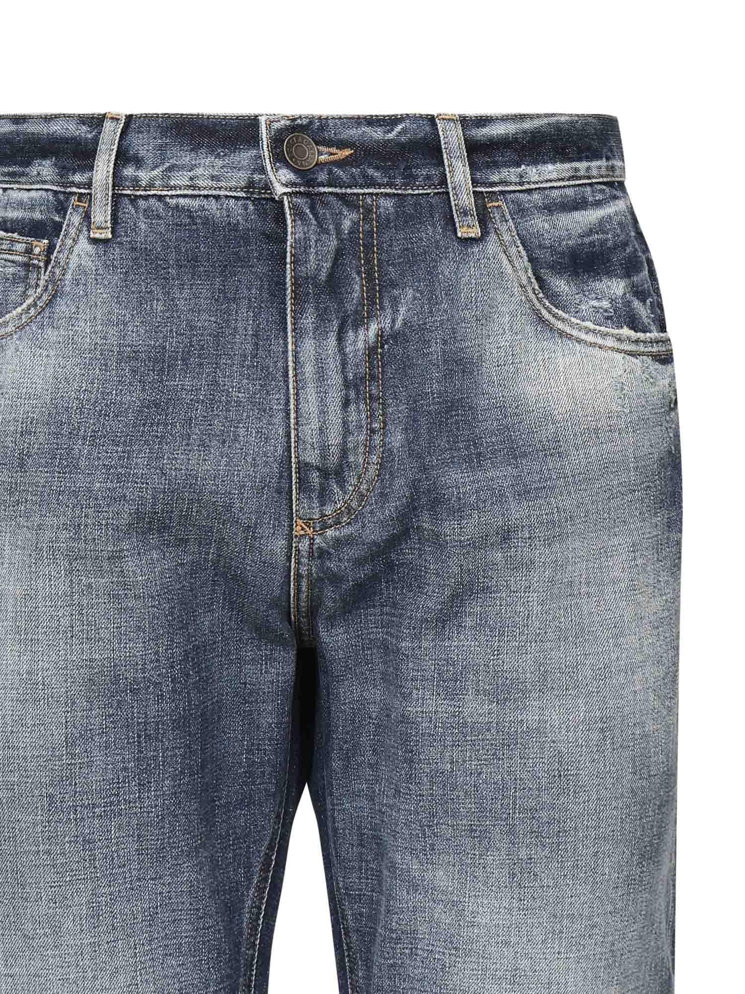 Jeans loose in denim di cotone GYJDAD G8NX2S9001 DOLCE & GABBANA 