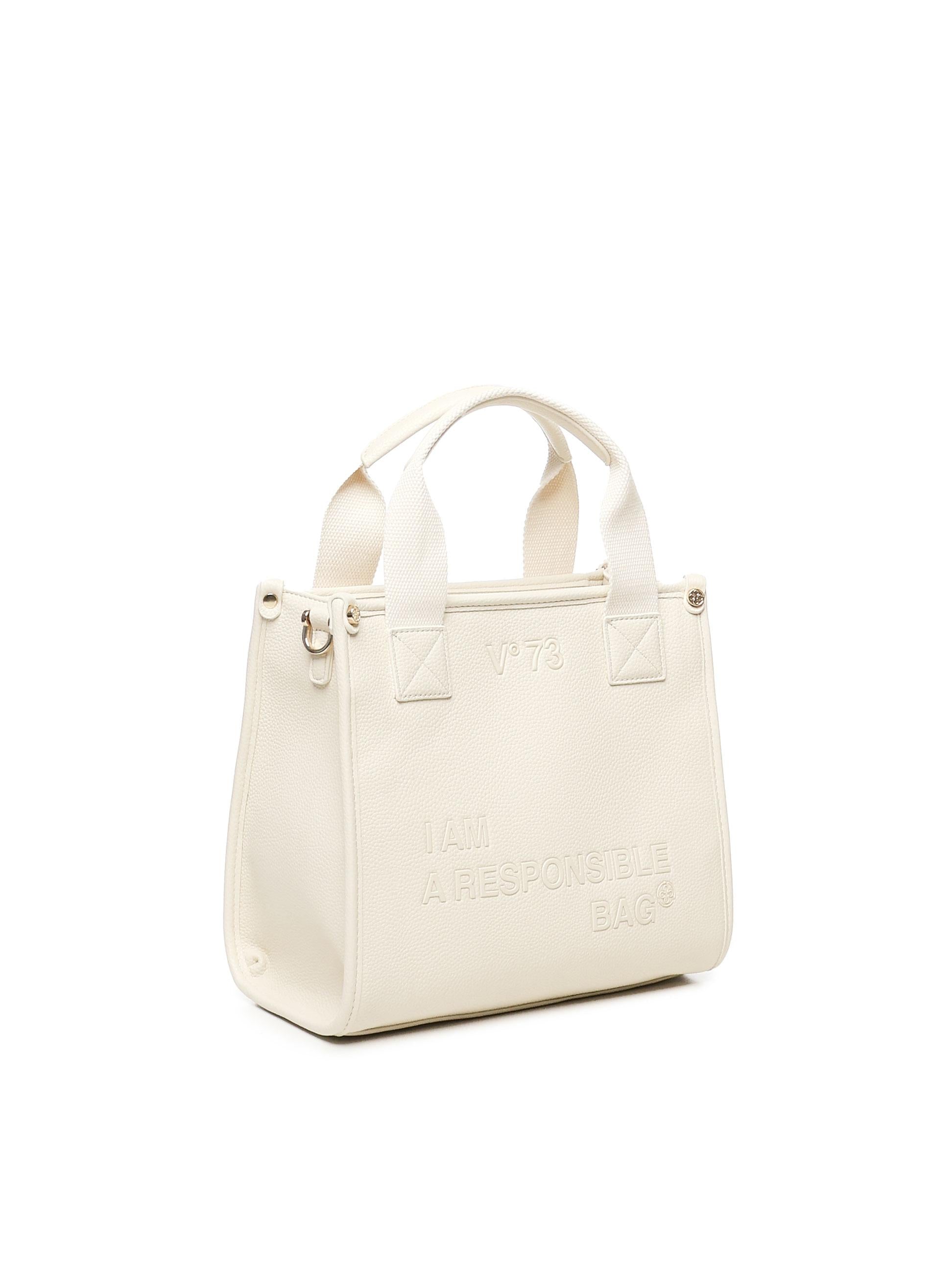 Borsa shopping responsability Now 73BS8F301 RESPONSIBILITY NOWOFF WHITE V° 73 