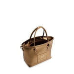 Mini bag in pelle con logo 73BP9VT02 LOLLI POPPOP BRONZE V° 73 