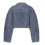 Giacca cropped in denim 114201 1603 ROTATE 