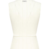 Top smanicato seta e cachemire a costine 104741 A2FRZ09 PINKO 