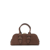 Borsa bowling Escape Bag Horizontal in suede 105334 A2JHL74V PINKO 