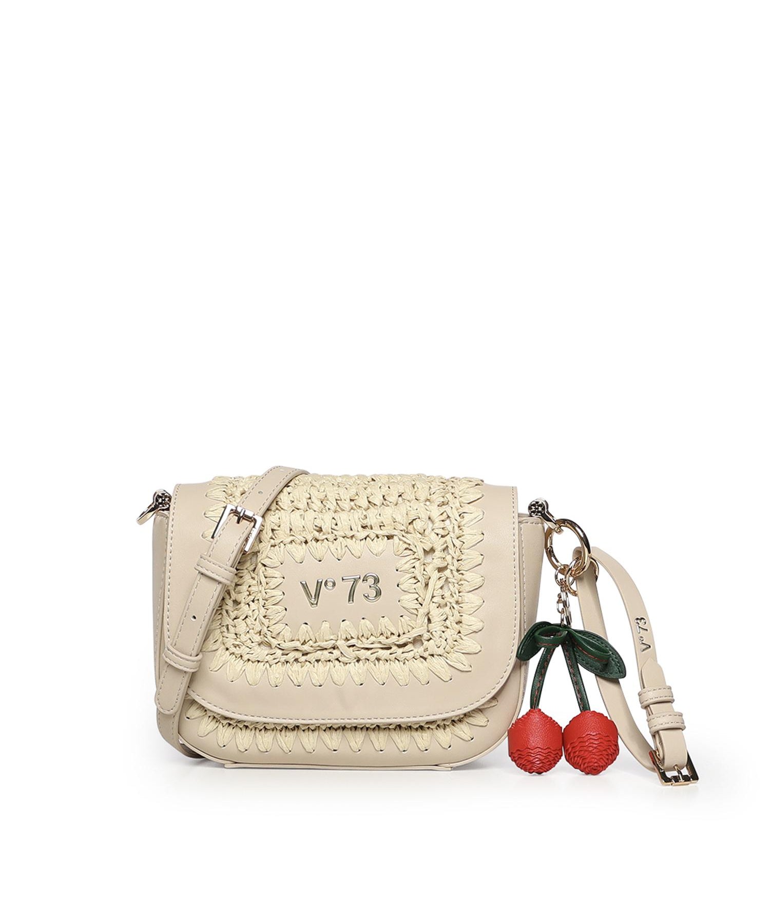 Borsa a tracolla con logo 73BS9M304 ALISYAOFF WHITE V° 73 