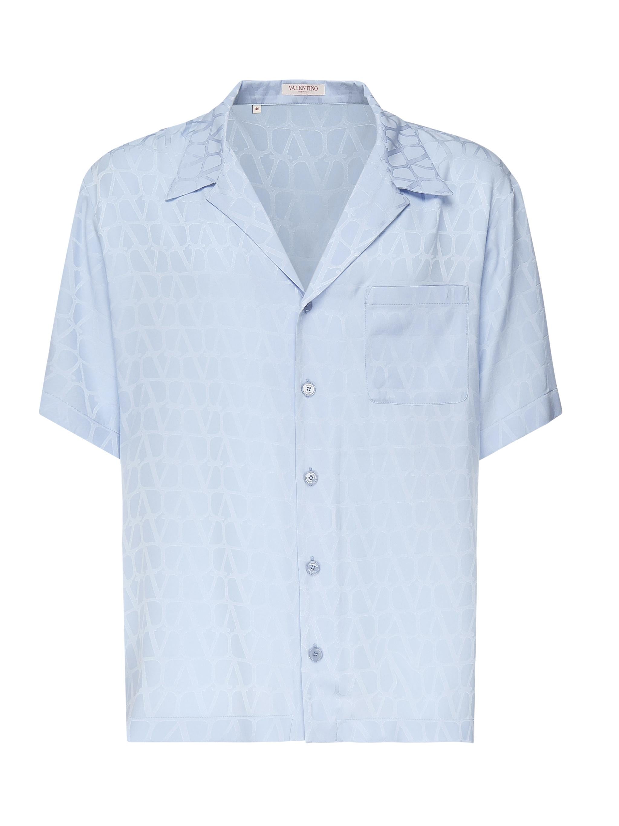 Camicia bowling con motivo Toile Iconographe 5V3AAA90 9V1WUN VALENTINO GARAVANI 