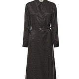 Abito chemisier in seta FF jacquard FDD443 AUQGF1T6H FENDI 