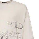 T-shirt Wild Wind Blows in cotone B0013826 FA206003 ANN DEMEULEMEESTER 