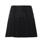 Minigonna con strass 105926 A287Z99 PINKO 