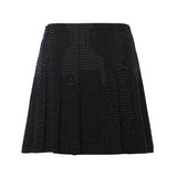 Minigonna con strass 105926 A287Z99 PINKO 