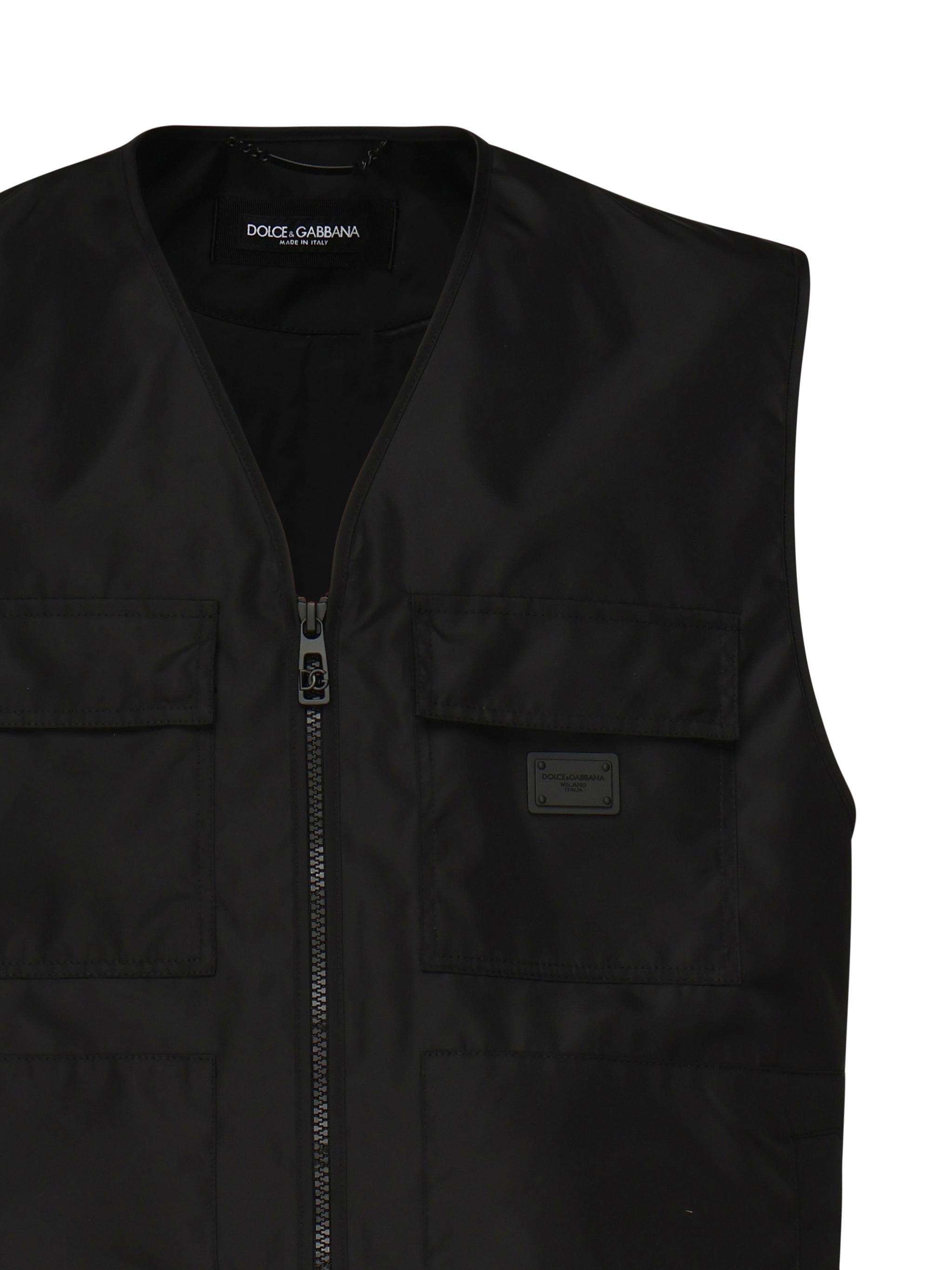 Gilet con logo G9BNIT FUS23N0000 DOLCE & GABBANA 