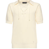 Polo Serafino con coulisse GXXBUZ JGMH0A3791 DOLCE & GABBANA 