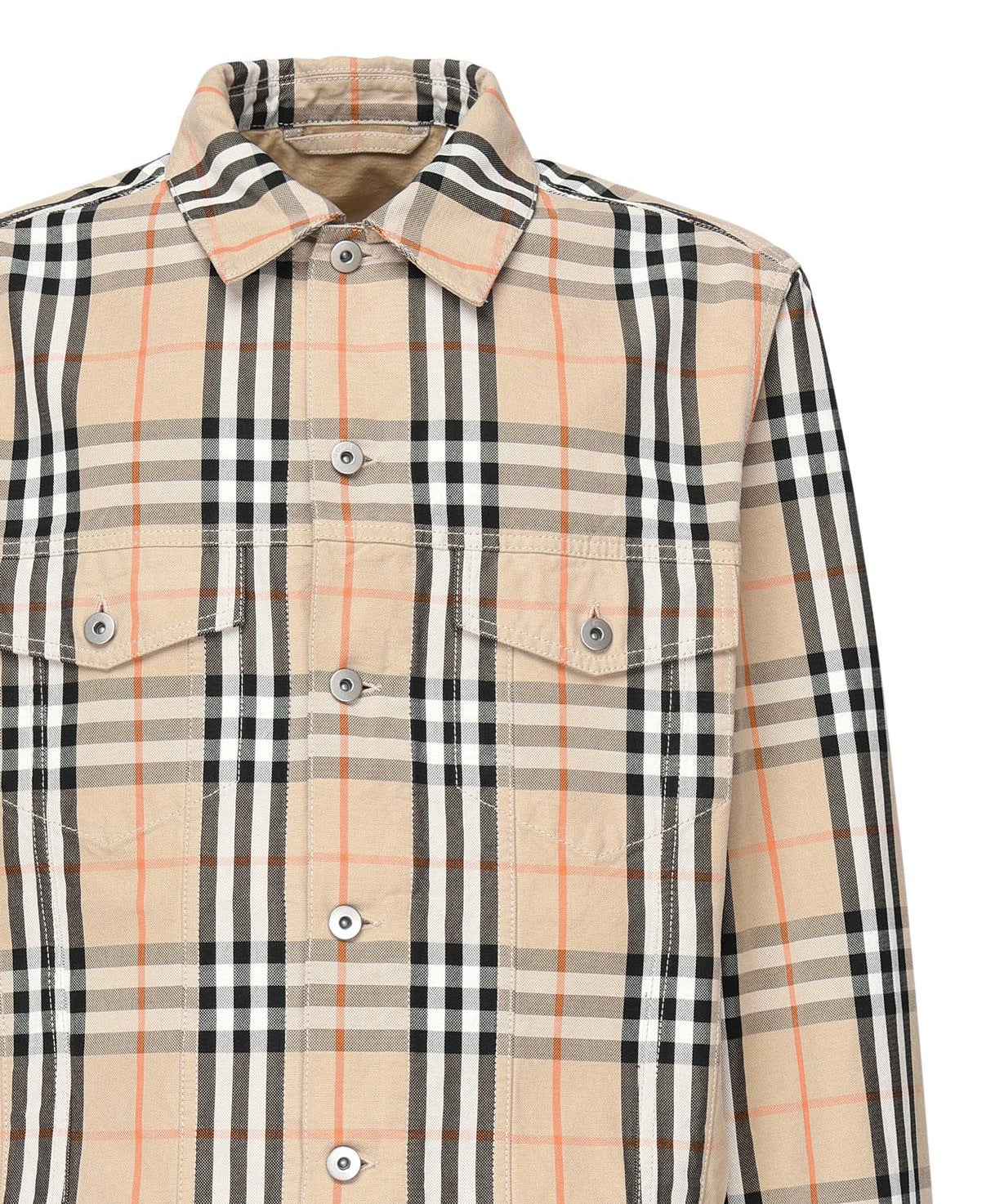 Giacca in cotone Check 8097582 B9368 BURBERRY 