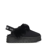 Slippers Sophie con logo 73SC9FP01CAM SOPHIE SHOESNERO V° 73 