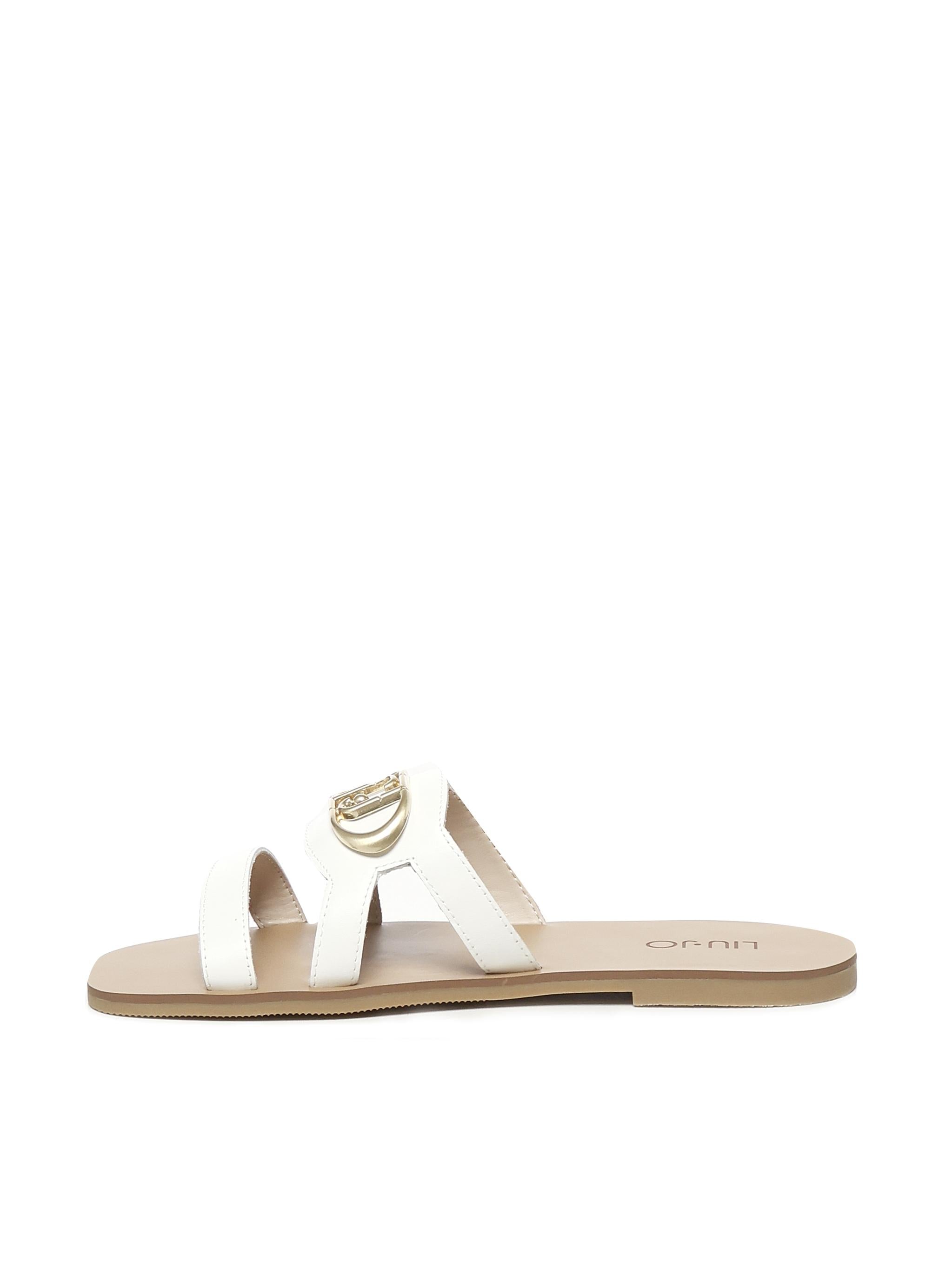 Ciabatte flat con logo SA5083P010201065  LIU JO 