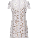 Mini abito in pizzo SS25049S LILAC SELF-PORTRAIT 