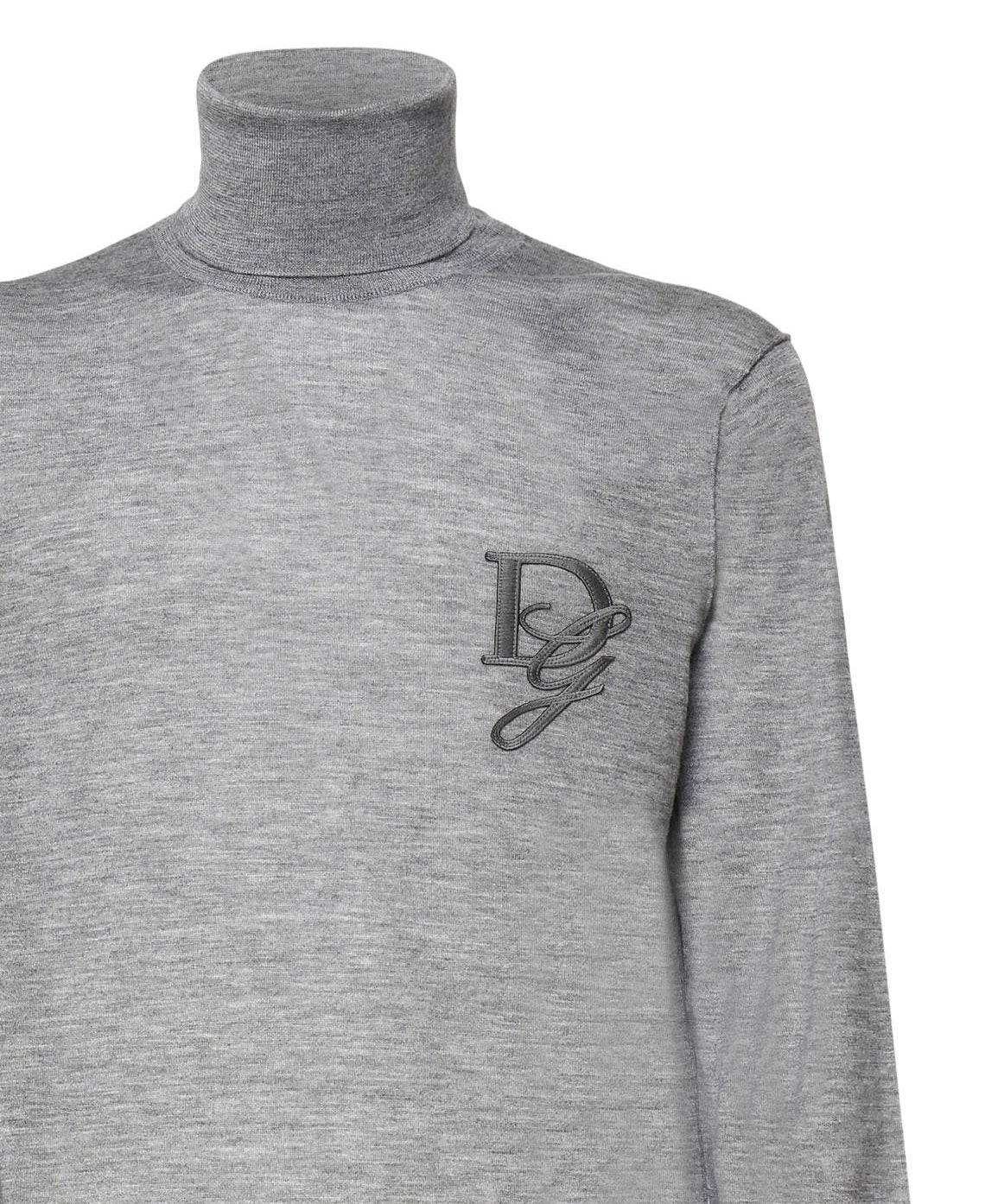 Maglia in lana vergine a collo alto GXW05Z JAWXRN0038 DOLCE & GABBANA 