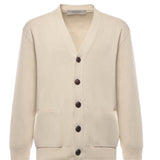 Cardigan con logo GMP00946 P00197255550 GOLDEN GOOSE 