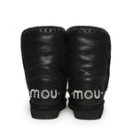 Stivali Eskimo 24 rhinestones logo MUFW101037B CBKG MOU 