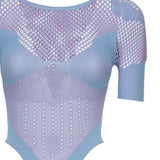 Vivian Bodysuit SS24CSW144 CORE SHAPEWEARCRYPTO BLUE POSTER GIRL 