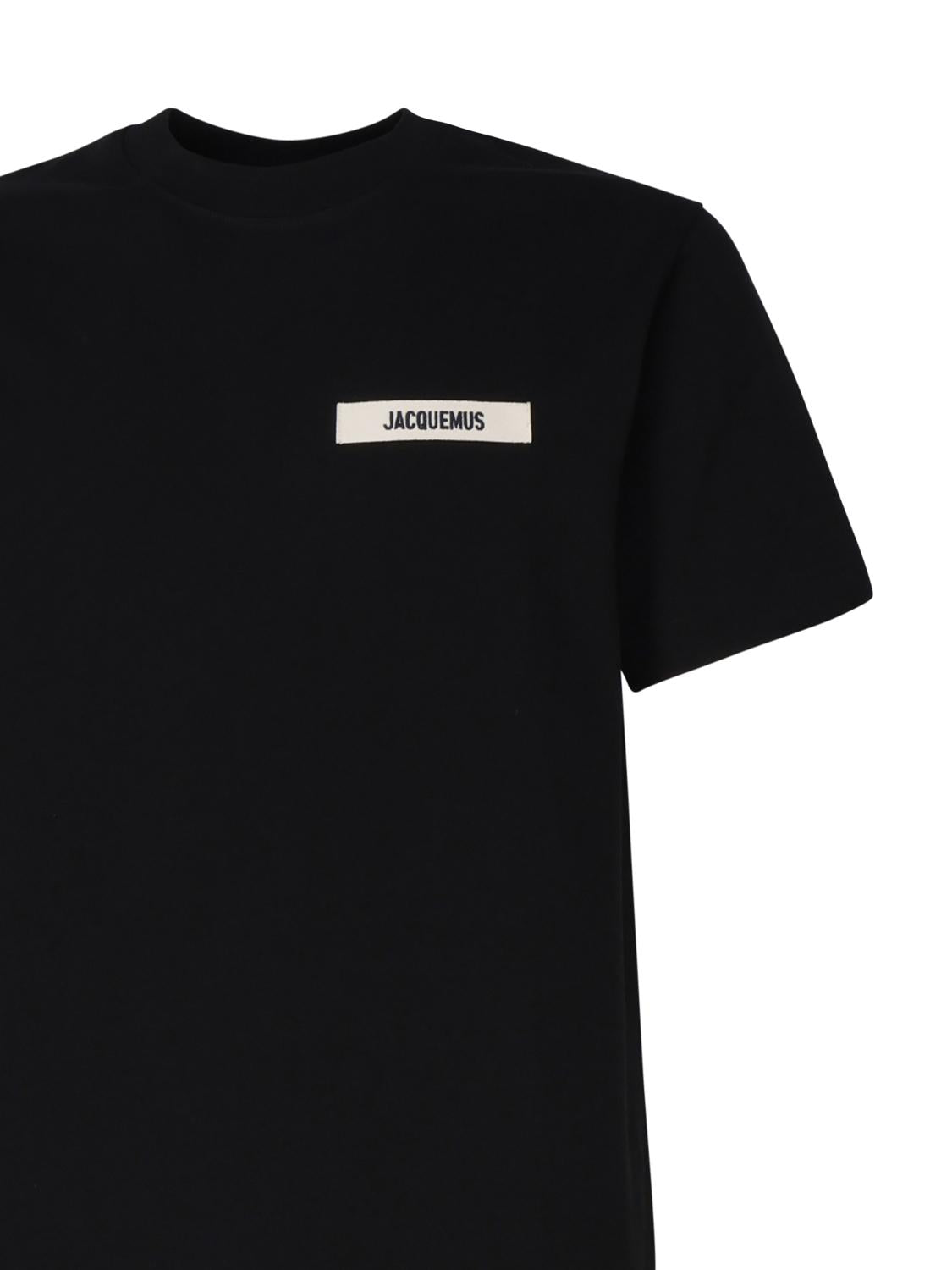 T-shirt "Le t shirt gros grain" in cotone TSM00133AJ00226 990 JACQUEMUS 