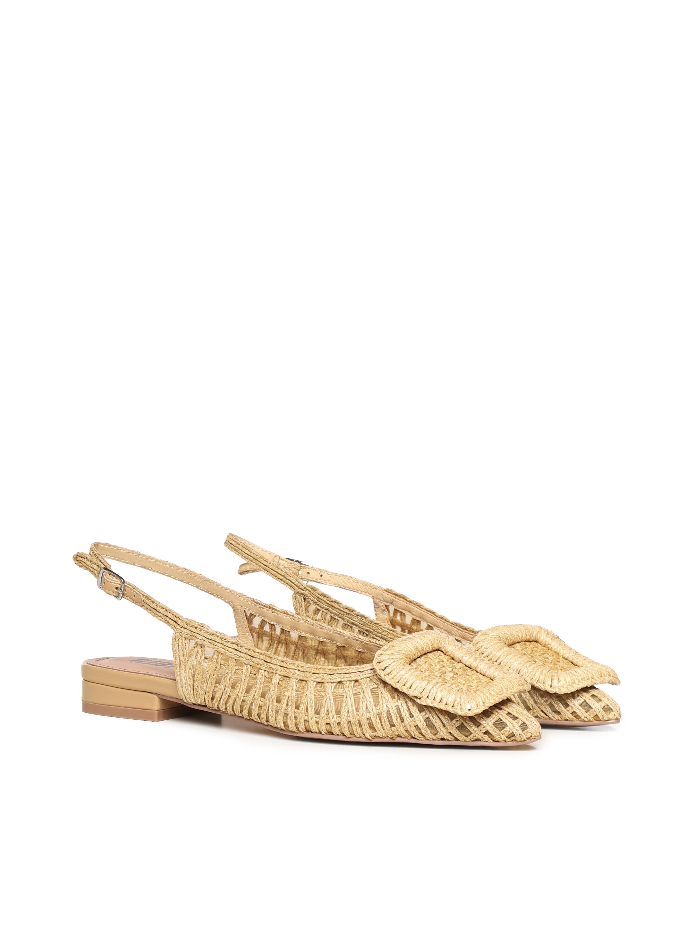 Ballerina Hazel<BR/> 647Z69VK Natural BIBI LOU 