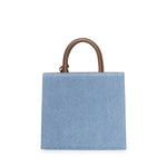 Borsa Shop Midi in denim e pelle SHBM0001 00009L MC2 SAINT BARTH 