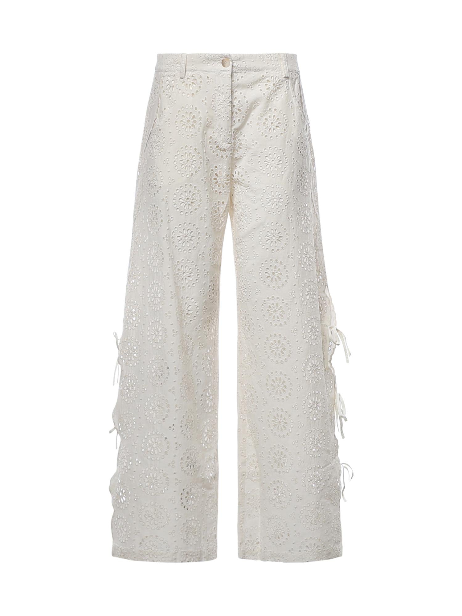 Pantaloni in pizzo KII0001 08938L MC2 SAINT BARTH 