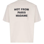 T-shirt Le Slogan Classique in cotone PERMTS203CO002 MT Drôle de Monsieur 