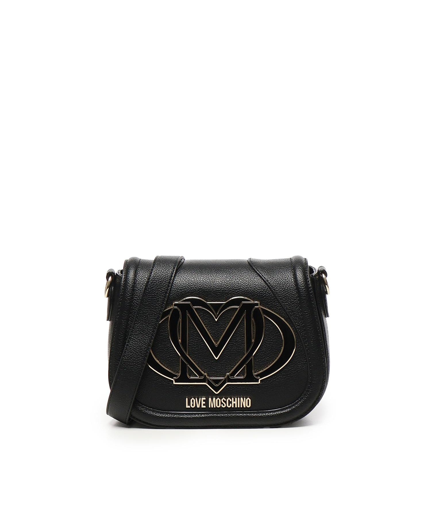 Borsa a spalla con maxi logo JC4007PP1NLG0 000 LOVE MOSCHINO 
