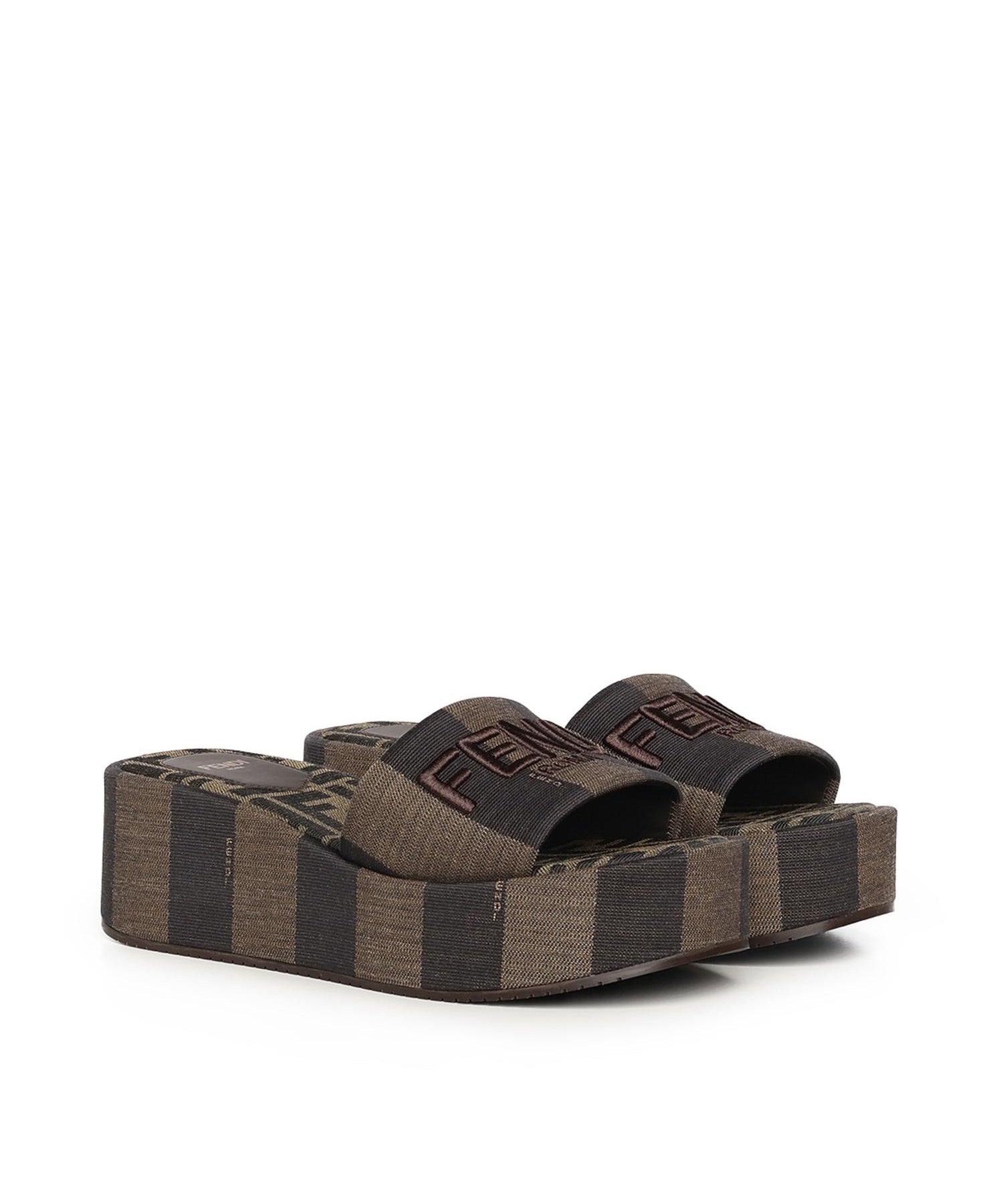 Flatform Fendi Sunshine in tessuto 8R8515 AORHF1P95 FENDI 