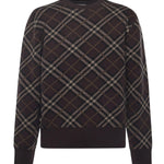 Maglione in lana e cashmere Check 8115704 B2412 BURBERRY 