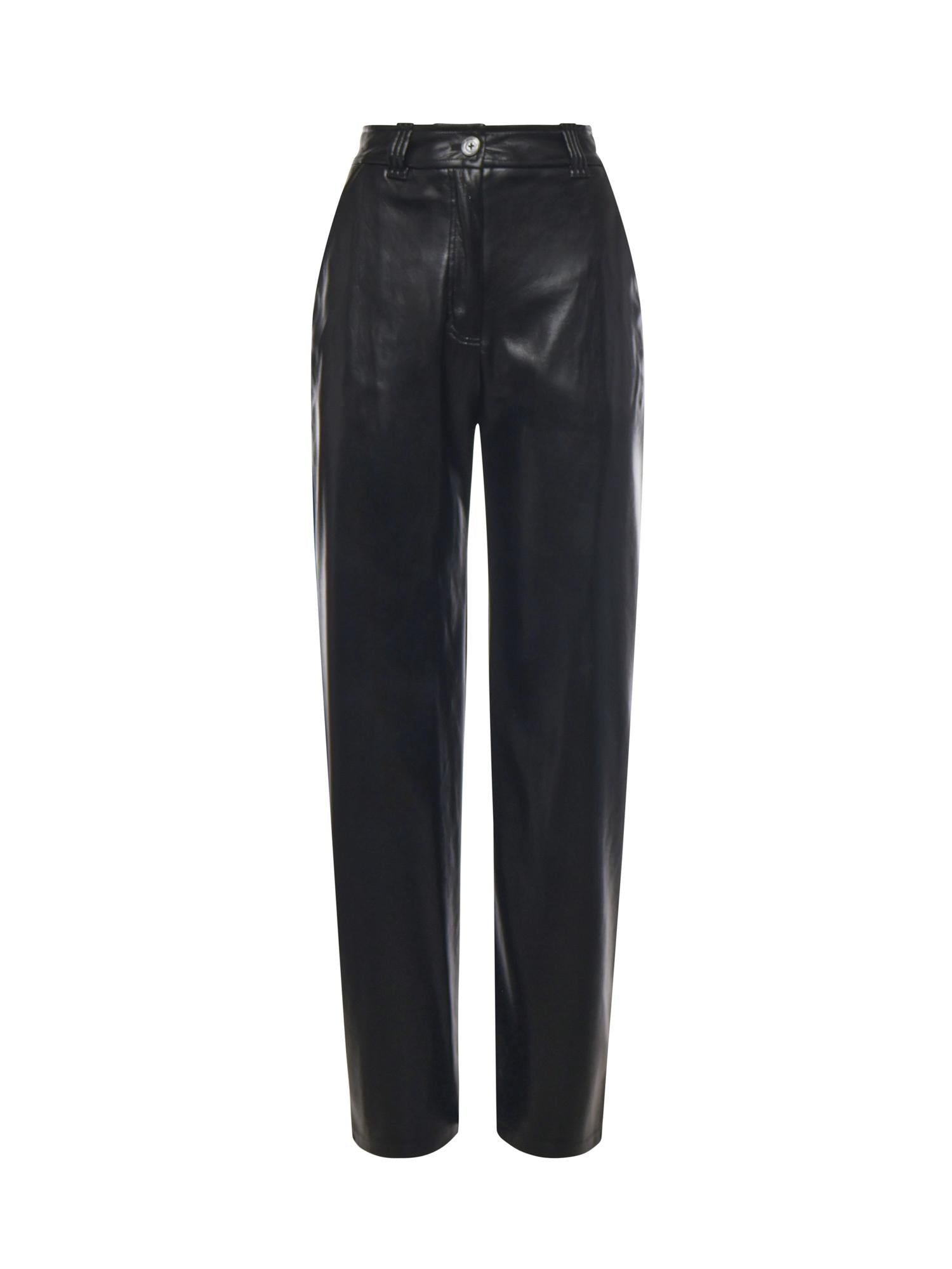 Pantaloni balloon effetto pelle soft touch 105371 A2P4Z99 PINKO 