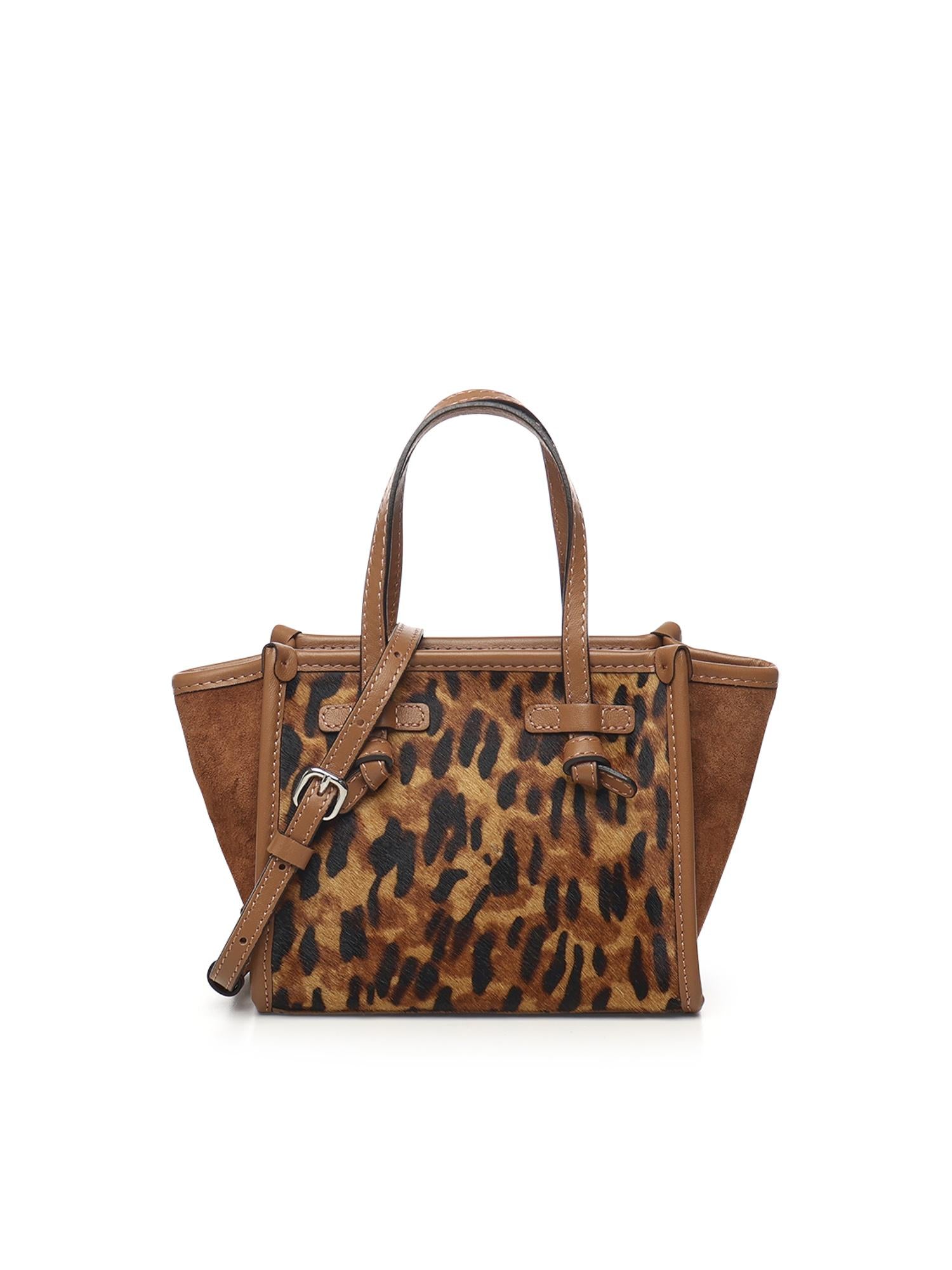 Mini bag Miss Marcella in pelle con stampa BS8065 064 GIANNI CHIARINI 
