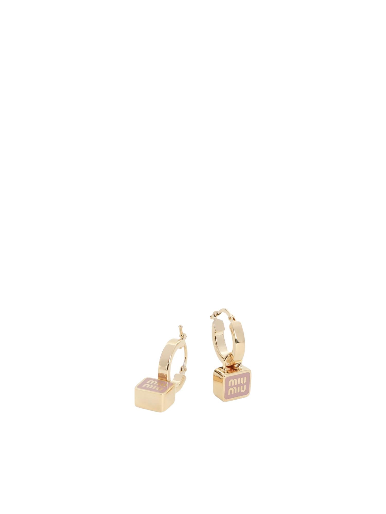 Orecchini in metallo smaltato 5IO377 2F6TF0615 MIU MIU 