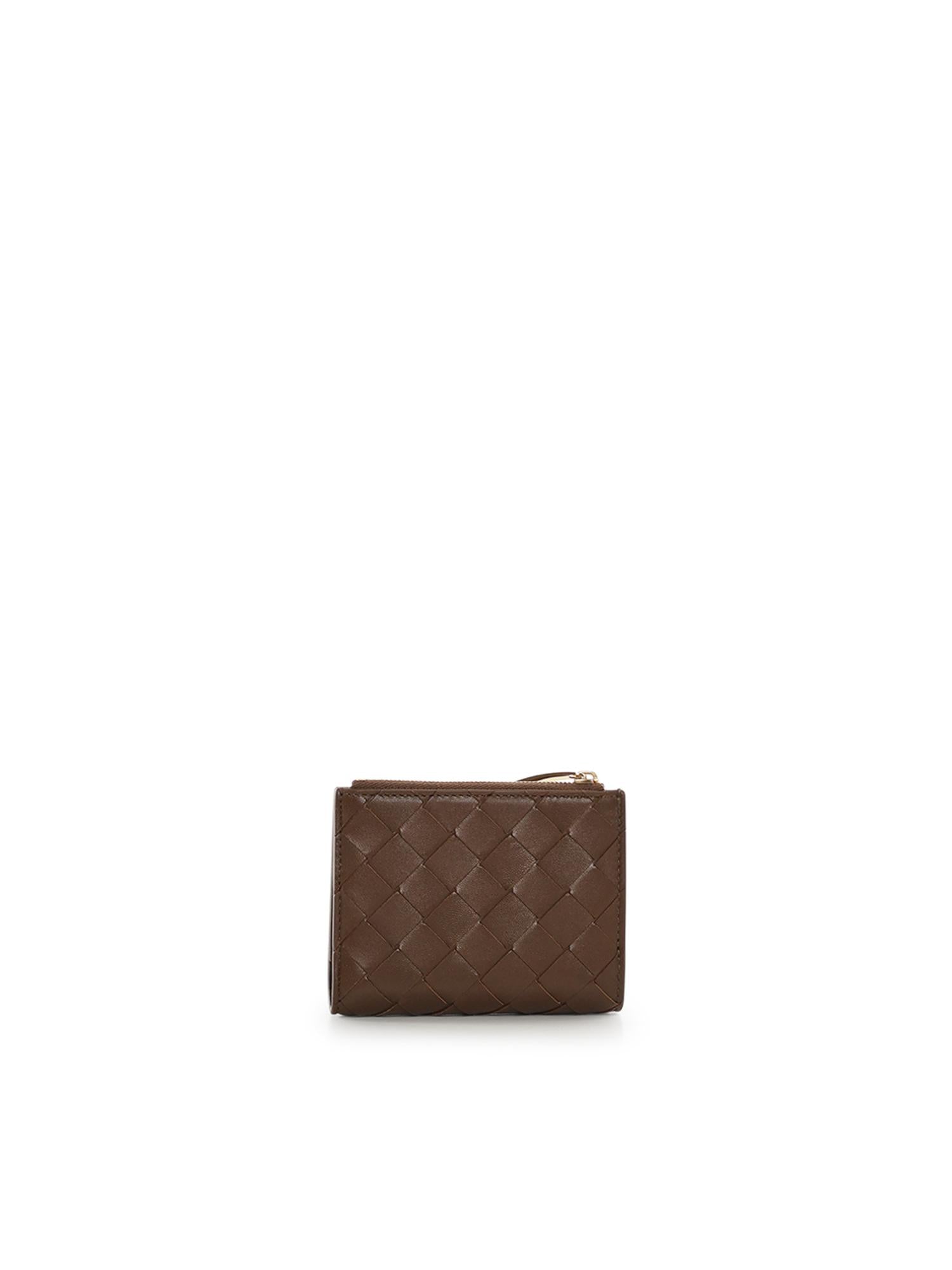 Portafoglio Intrecciato bi-fold piccolo 742330 V2ZL32827 BOTTEGA VENETA 