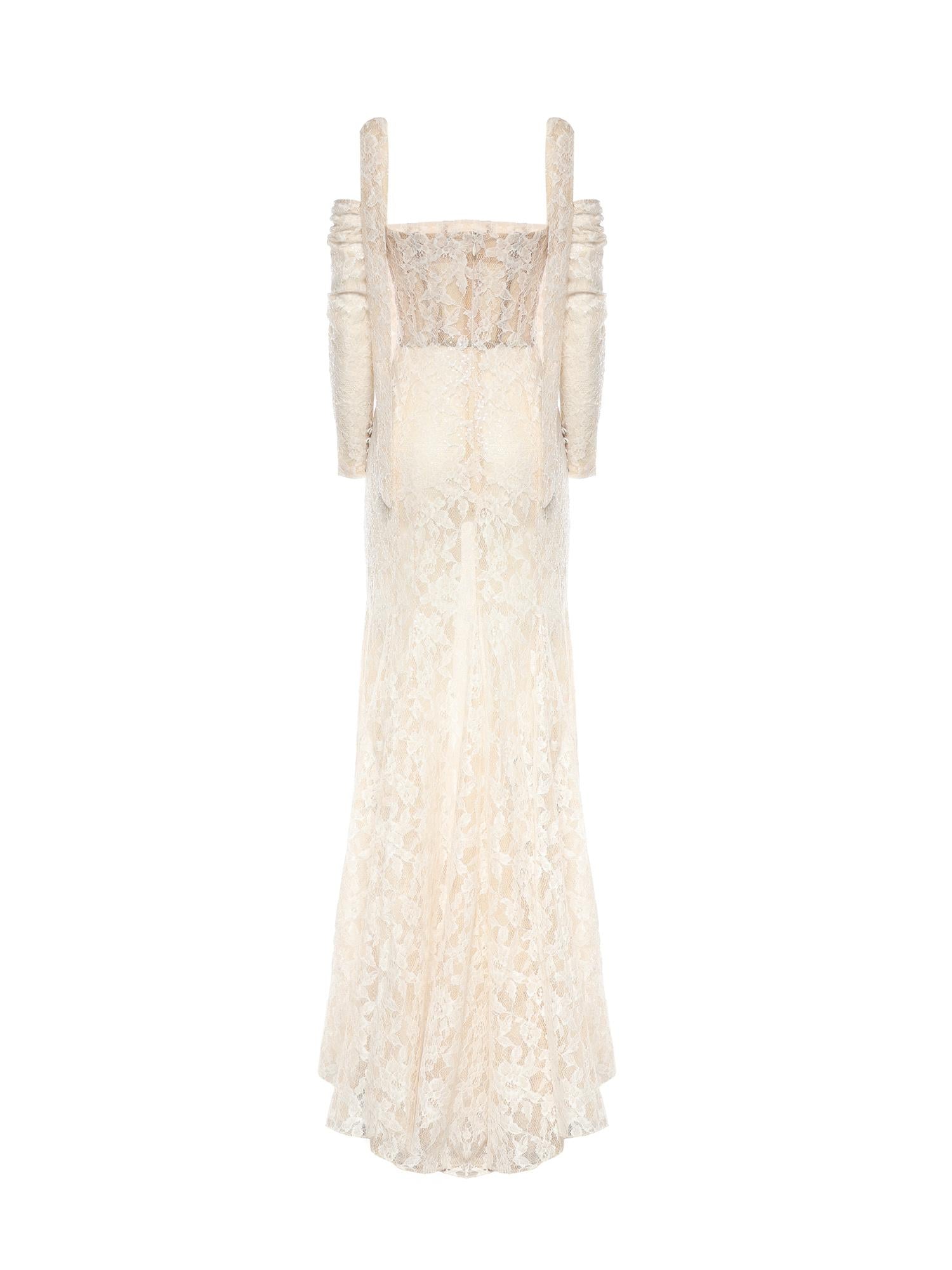 Abito lungo Camellia in pizzo GLSS26DRL08  GALIA LAHAV 