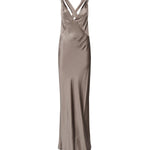 Abito lungo incrociato sulla schiena 797615 Y001W2783 SAINT LAURENT 