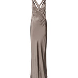 Abito lungo incrociato sulla schiena 797615 Y001W2783 SAINT LAURENT 