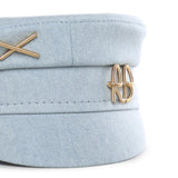 Cappello Baker Boy in denim KPC075PS26  RUSLAN BAGINSKIY 