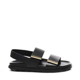 Sandalo a fasce in pelle XXW68K0JE60N6M B999 TOD'S 