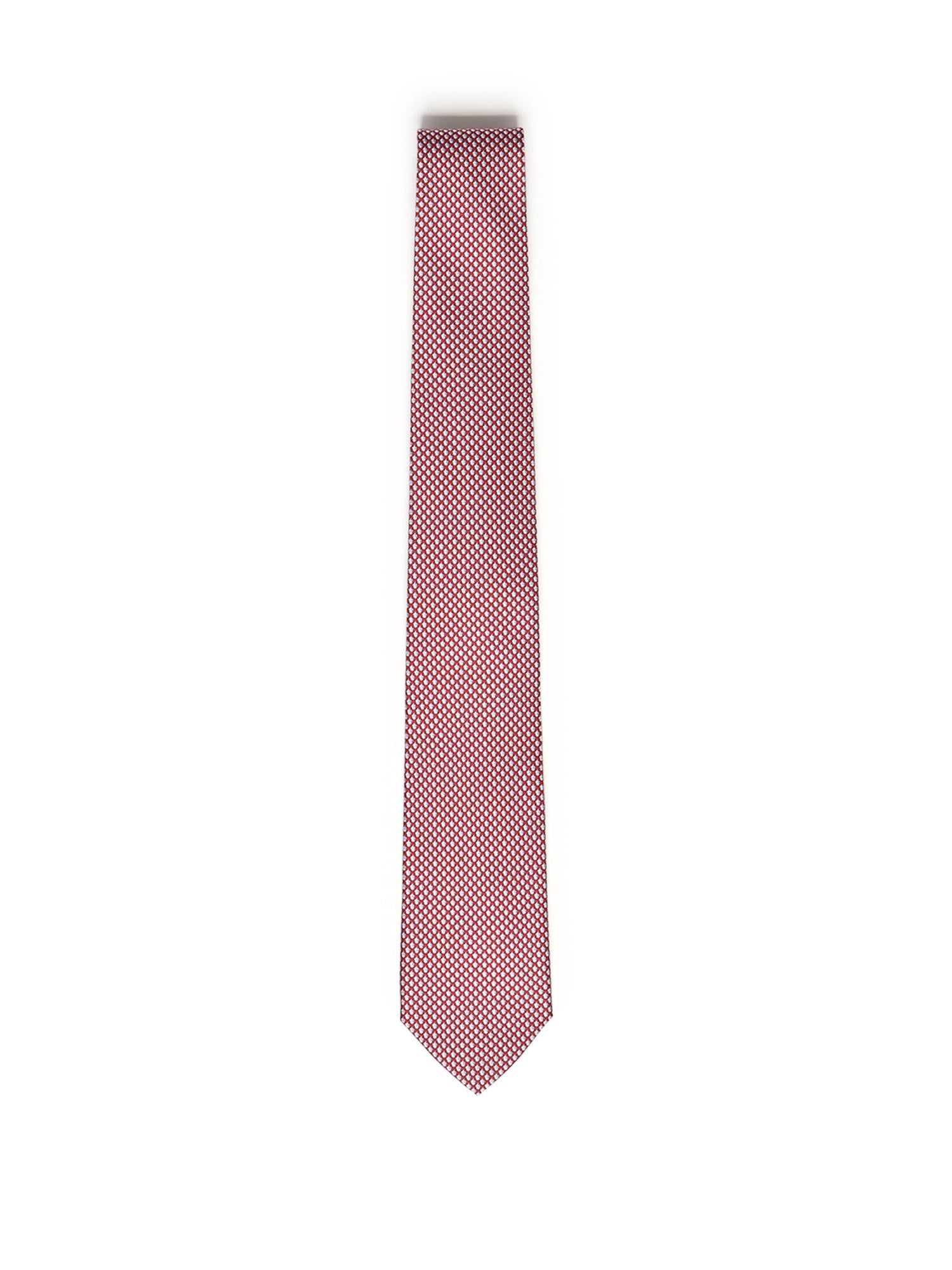 Cravatta in seta con stampa 351294 788850005 FERRAGAMO 